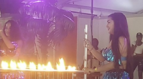 Limbo en Salsa show